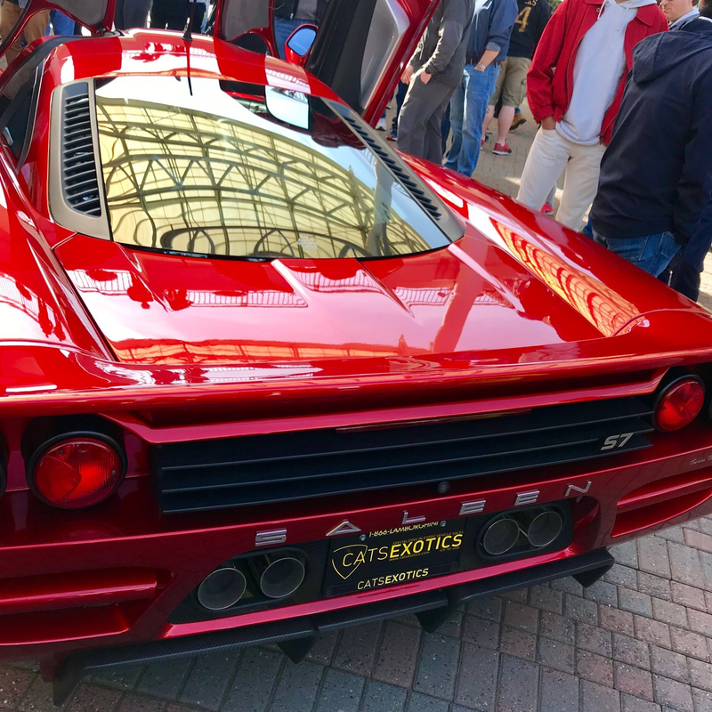 This Saleen S7 was very popular.